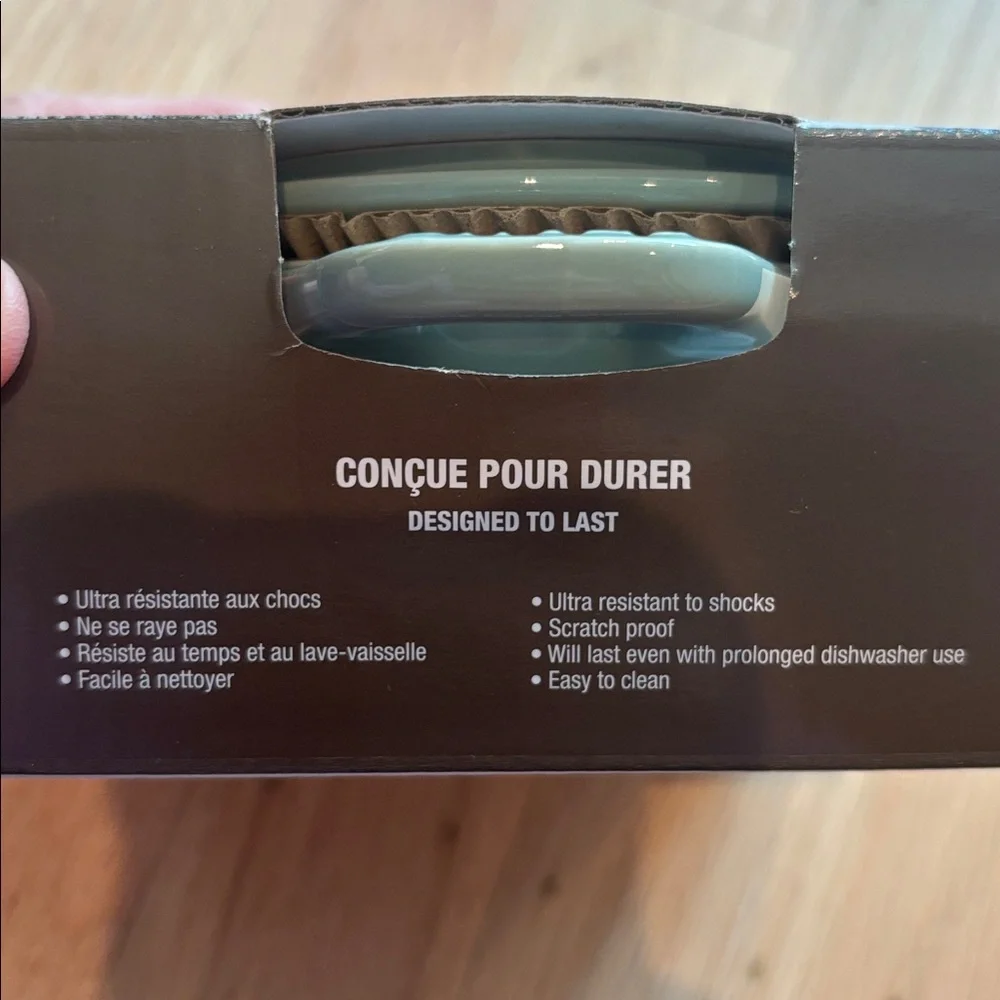NIB Staub Mini Cocotte 10cm in eucalyptus light green